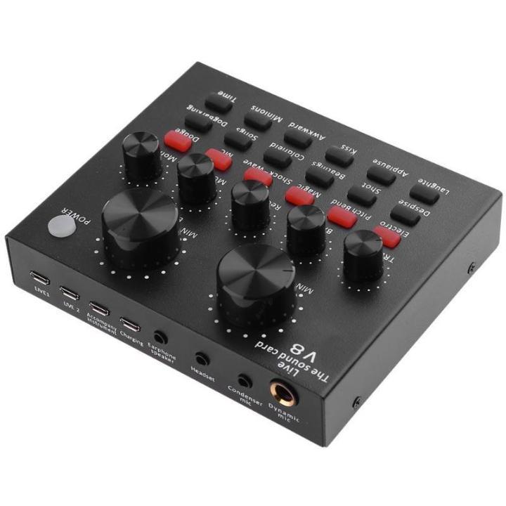Jual Sound card V8 Mixer SoundCard V8 MIXER Audio USB External ...