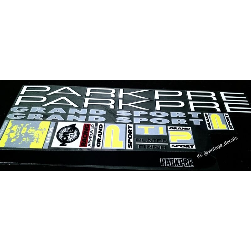 Jual sticker decals PARKPRE mountain comp, comp limited, scepter