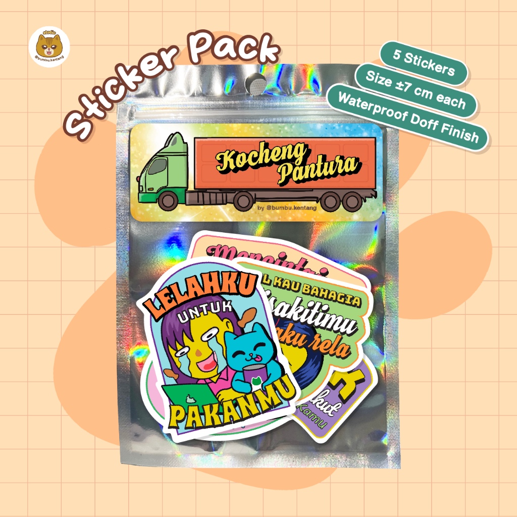 Jual Sticker Pack Kocheng Pantura | Shopee Indonesia