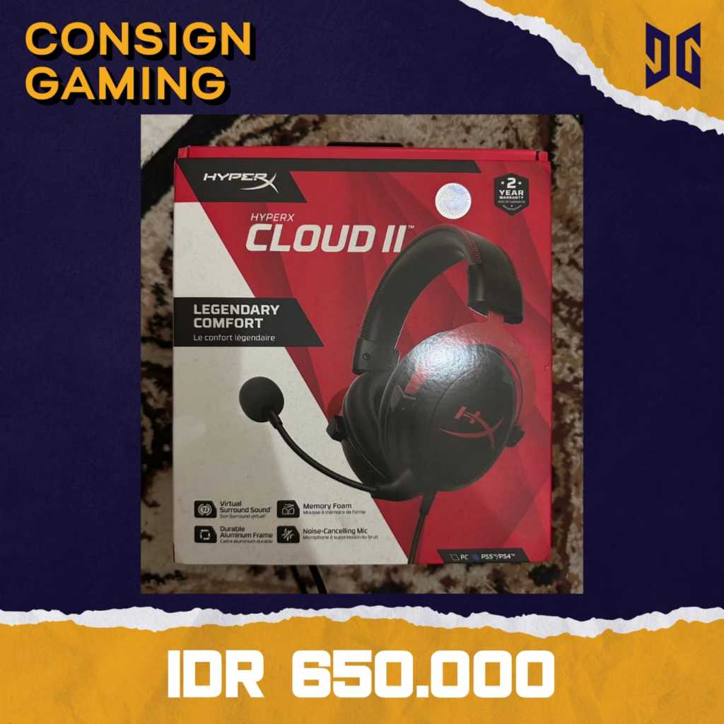 Jual HYPERX CLOUD II ( CODE : EL451 ) | Shopee Indonesia