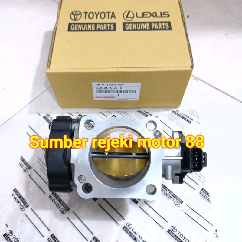 Jual Trotol Throtlle Body Toyota Innova Fortuner Hilux 2KD 1KD 0L010 ...