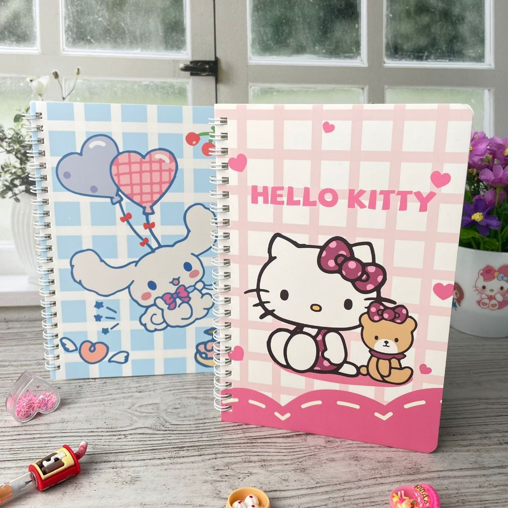 Jual BUKU NOTEBOOK SPIRAL SANRIO UKURAN A5 BK-1103 Buku catatan spiral ...