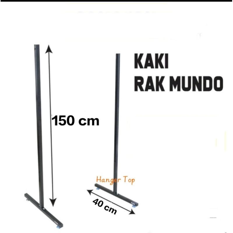 Jual Tiang Mundo / Kaki Rak Mundo Dudukan Ram Bingkai Penyangga Ram ...