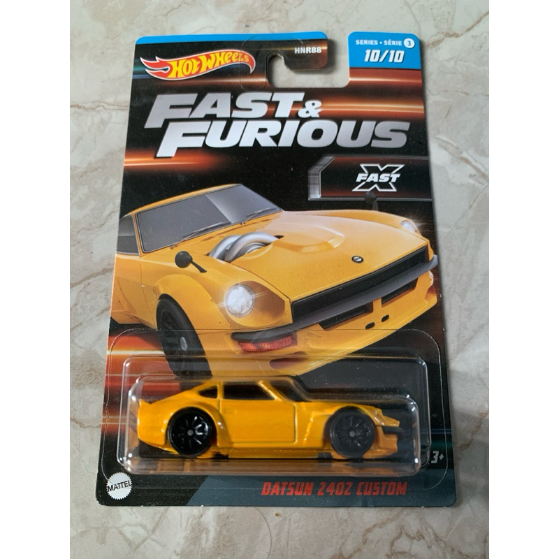 JADA TOYS 34916BK – Datsun 240Z 1972 1/24 Fast And Furious X, Modèle Tuning Métal