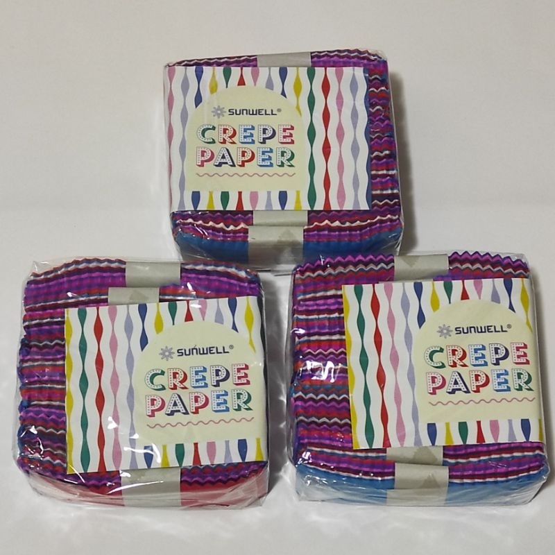Jual (1 Bungkus) Kertas Crepe Potong - Kertas Krepe - crepe paper color ...