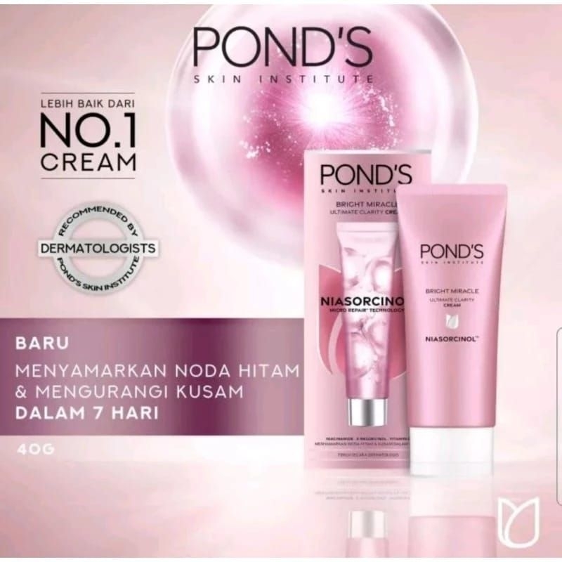 Jual PONDS Bright Miracle Ultimate Clarity Niasorcinol Cream 20gr ...