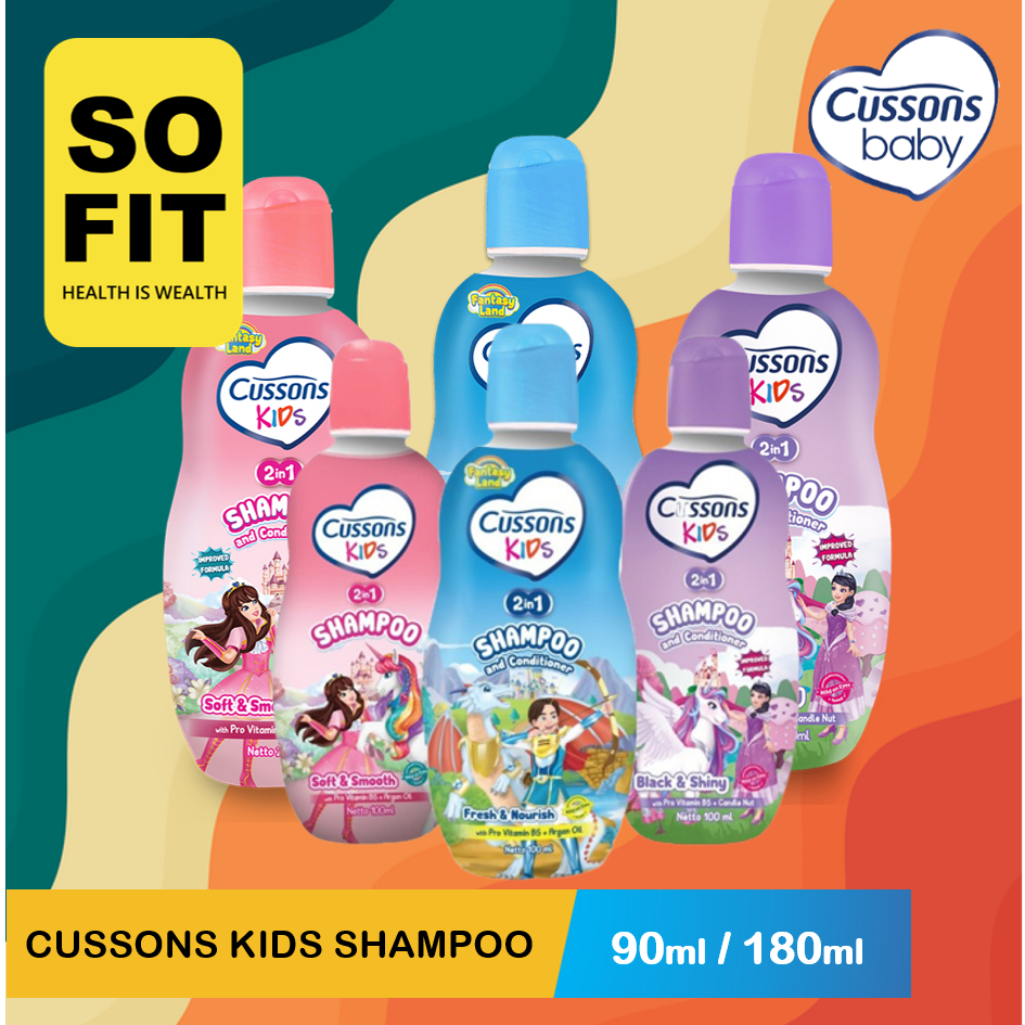 Jual Cussons Kids Shampoo 90ml & 180ml - Cusson Kid - Shampo Anak ...