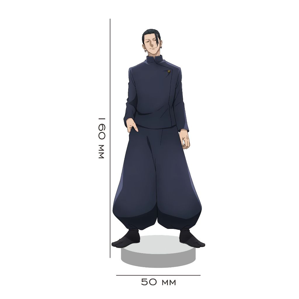 Jual Mini Stand Figure Akrilik Anime Jujutsu arc shibuya Suguru Geto ...