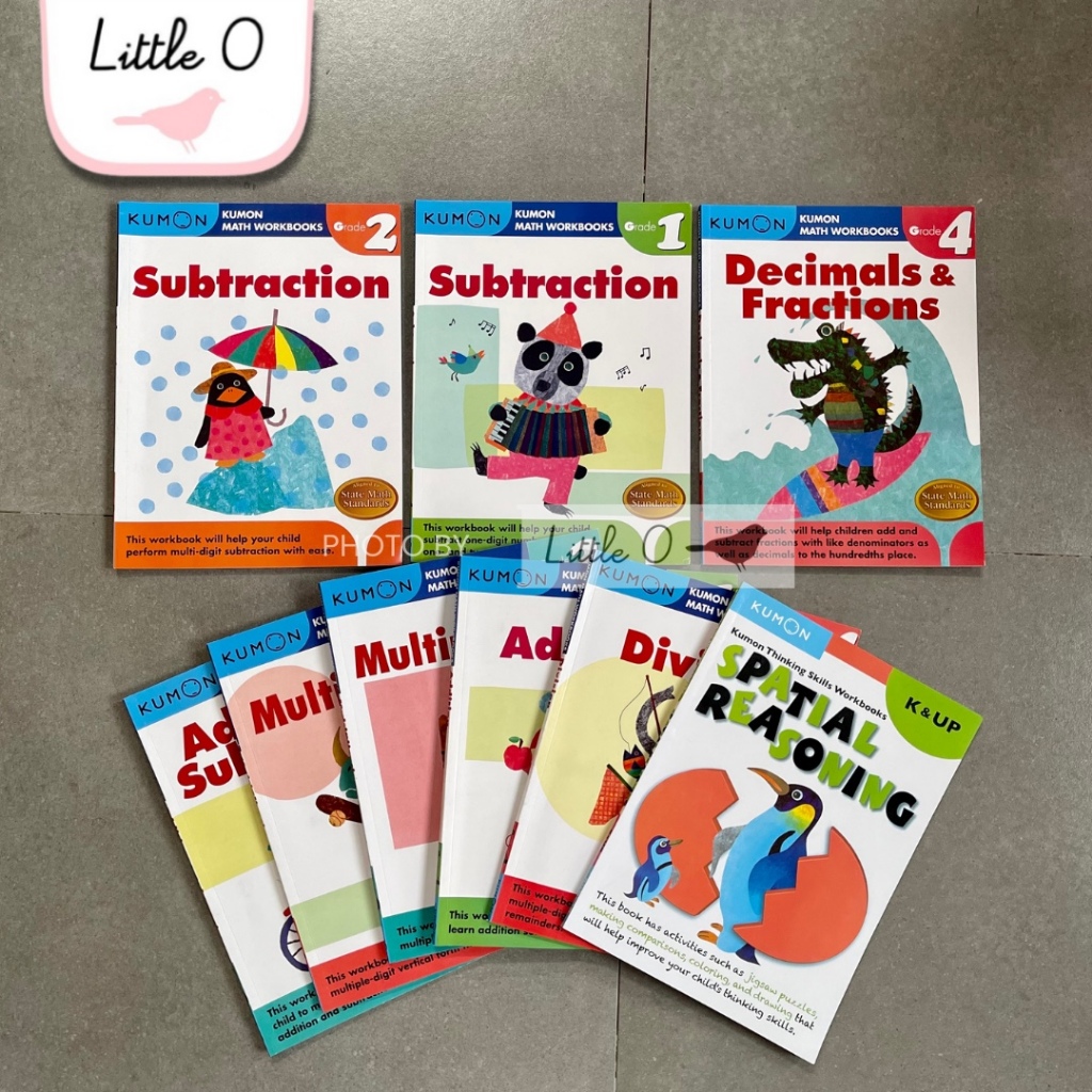 Jual Kumon Math Workbook Buku Latihan Matematika Anak SD Grade 1 2 3 4 ...