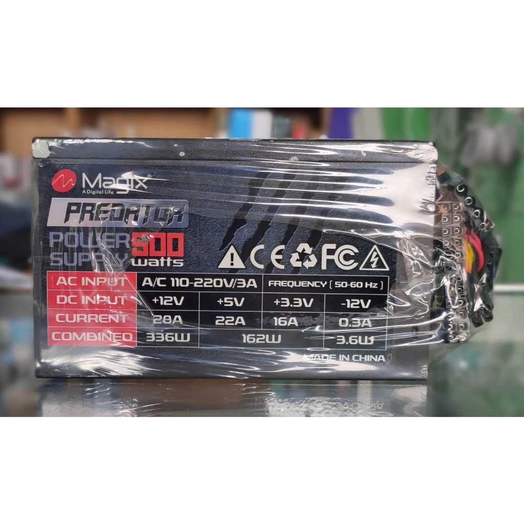 Jual PSU Power Supply PC 500W MAGIX PREDATOR | Shopee Indonesia