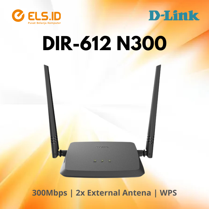 Jual D-Link DIR-612 N300 Wireless Router 300Mbps | Shopee Indonesia