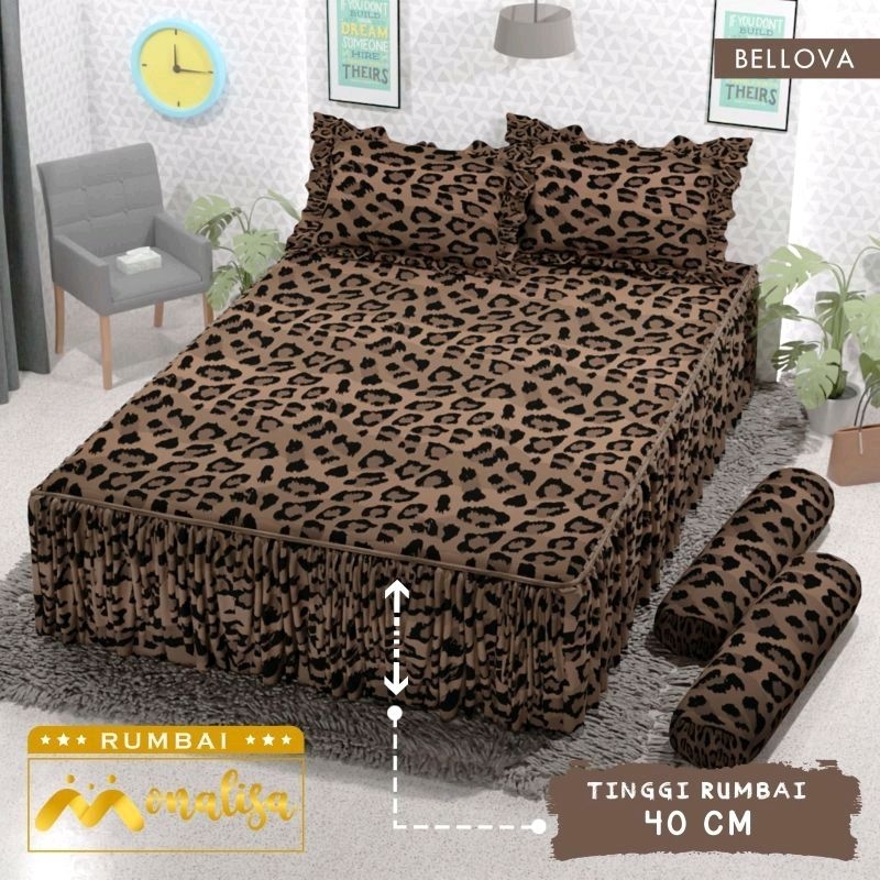 Jual Monalisa - Sprei Rumbai Queen King 160 180 160x200 180x200 Set ...