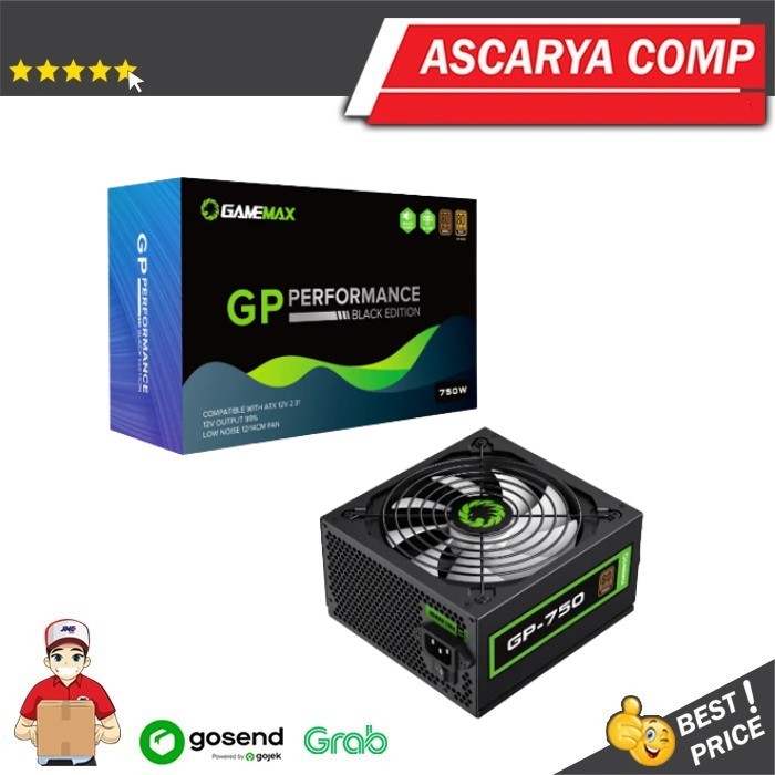 Jual GAMEMAX PSU 750W GP-750 80+ Bronze / Gamemax GP750 | Shopee Indonesia