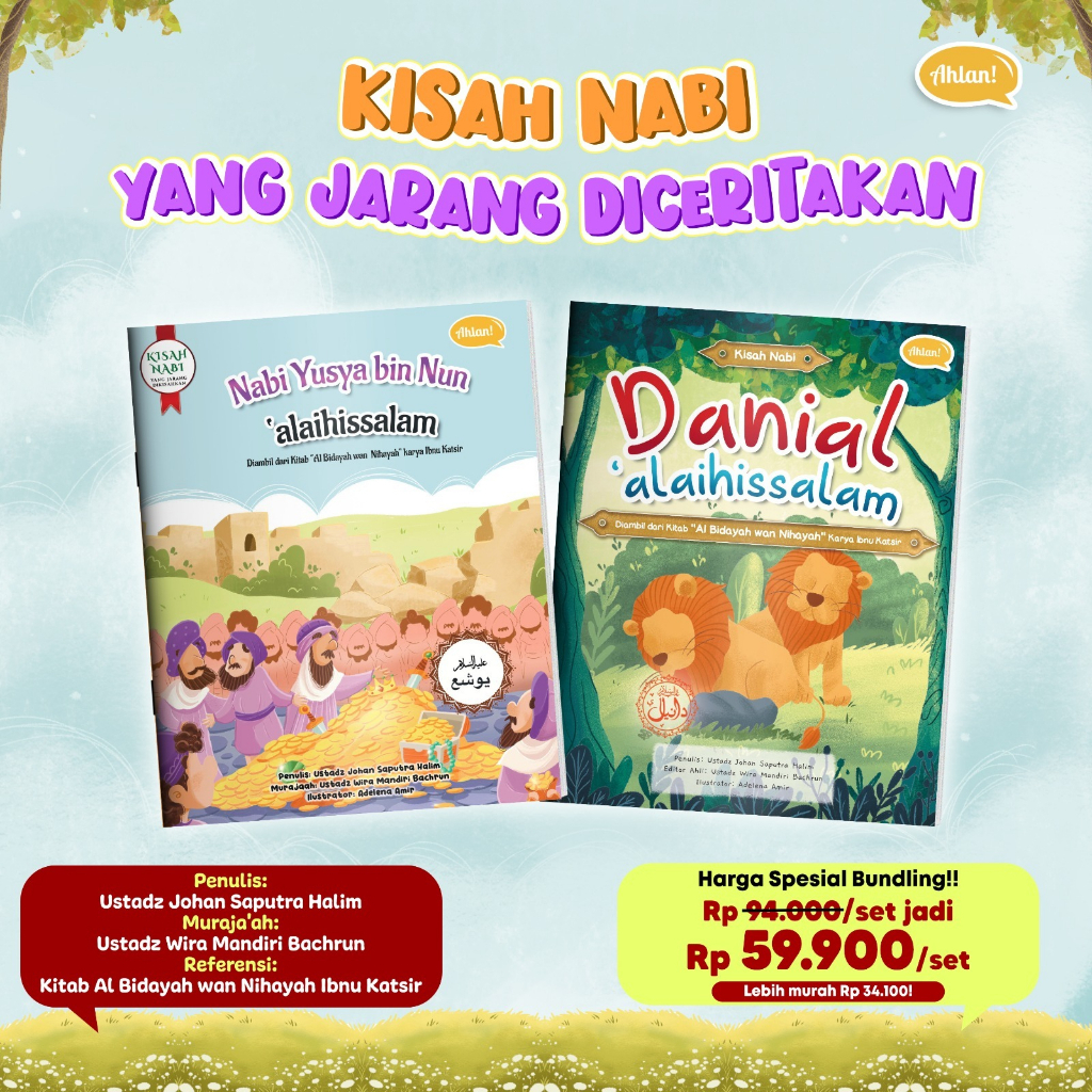 Jual Kisah Nabi Danial, Kisah Nabi Yusya Alaihissalam - Ahlan | Shopee ...