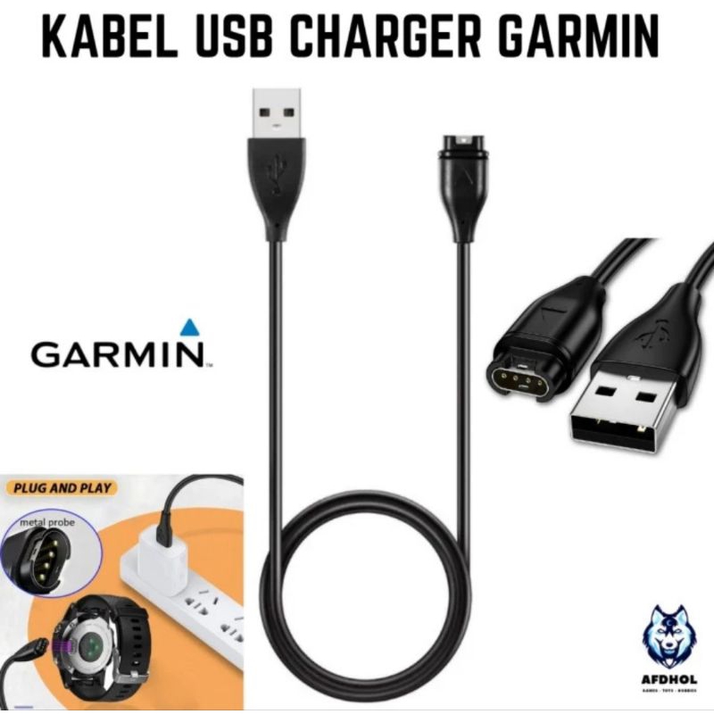 Jual KABEL USB CHARGER GARMIN VENU 3 3S 2 PLUS 2S SQ MUSIC VIVOACTIVE 5 ...
