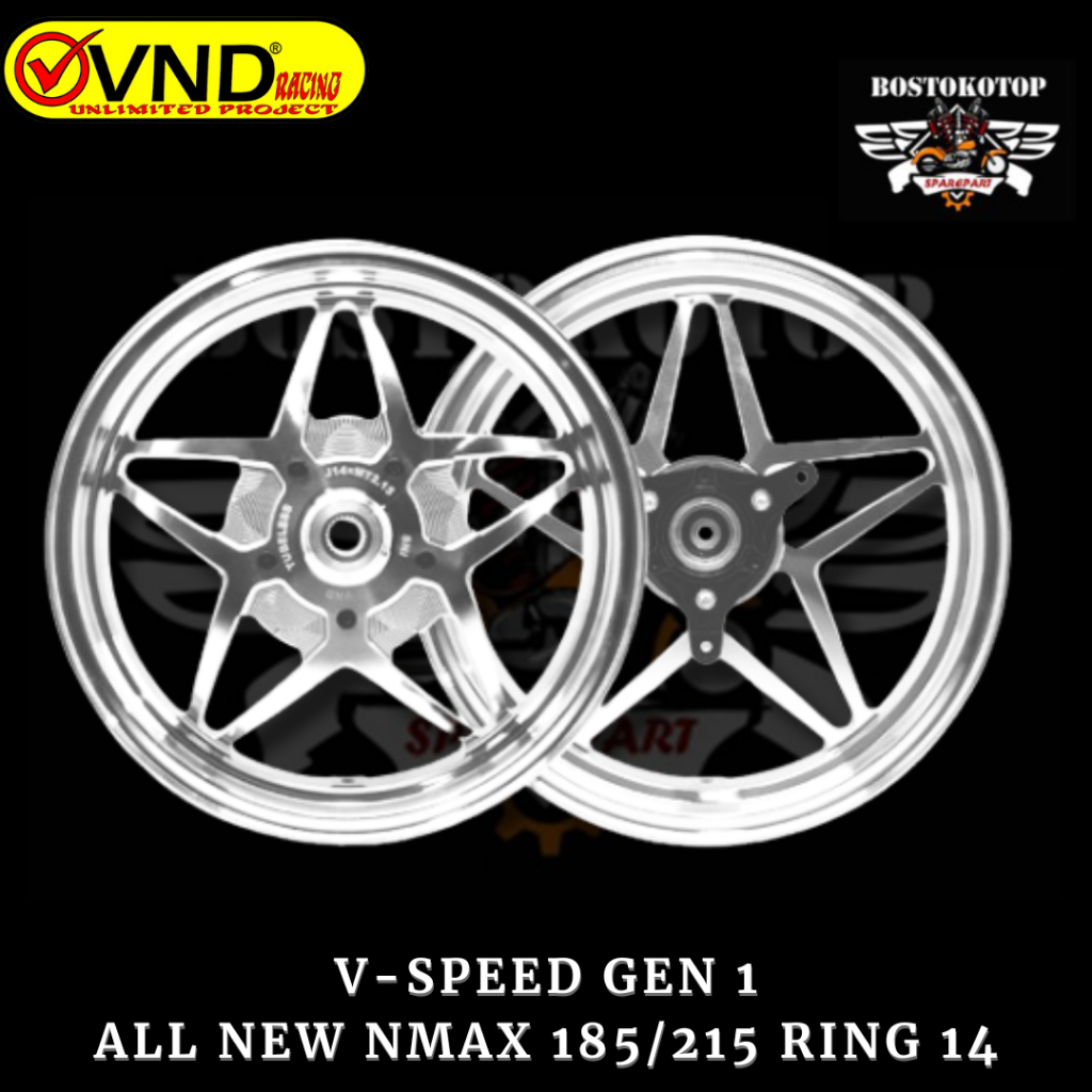 Jual VND Velg Pelg Racing Tipe V Speed V1 Gen 1 Ukuran 185 215 Ring 14 ...