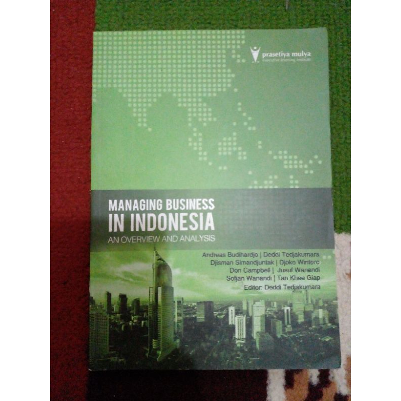Jual MANAGING BUSINESS IN INDONESIA AN OVERVIEW AND ANALYSIS | Shopee ...