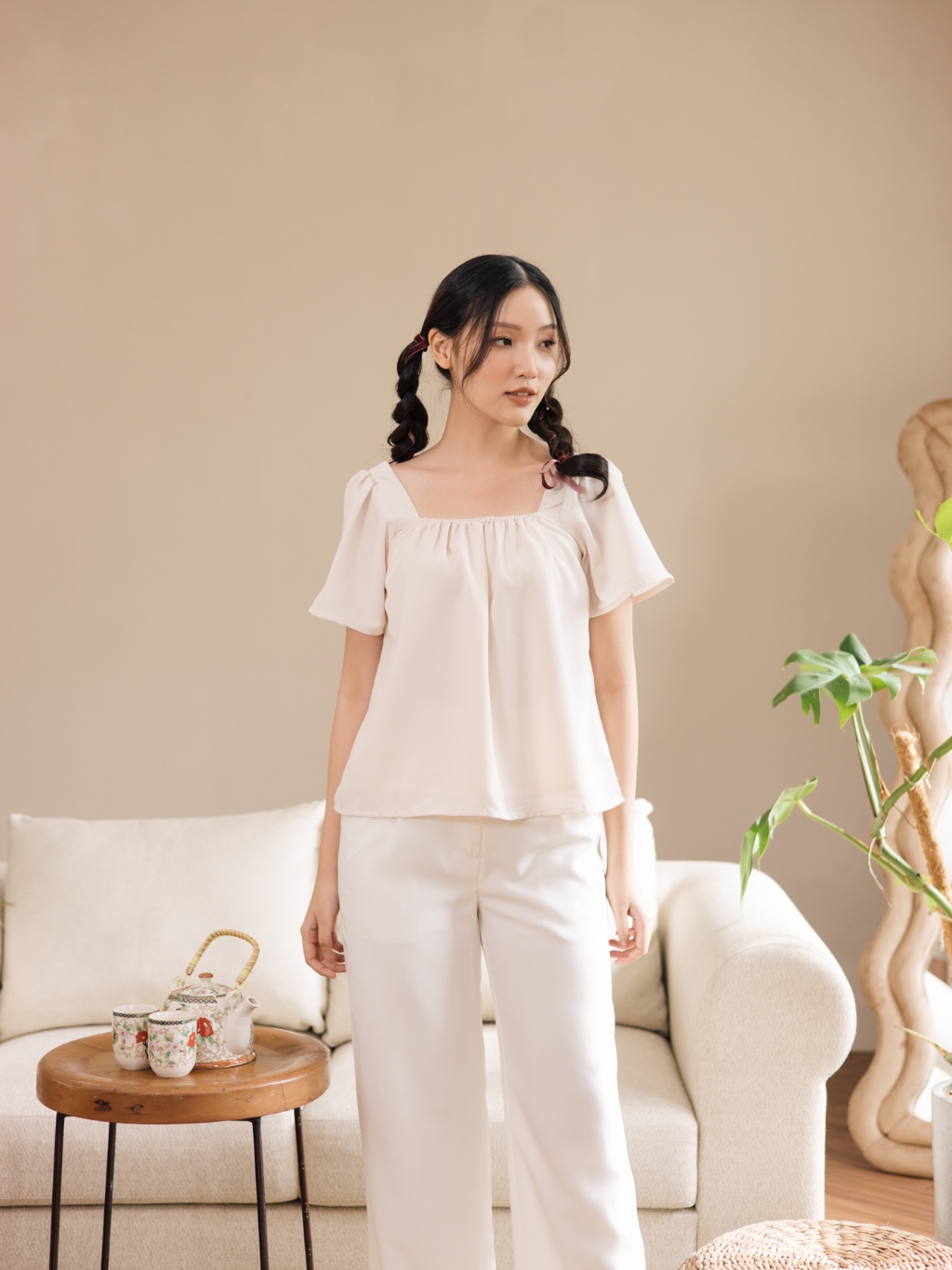 Jual Cloth Inc Moma Flare Sleeve Top | Atasan Wanita Simple
