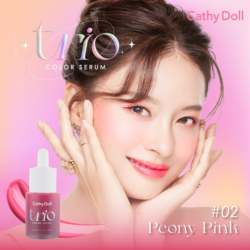 Jual CATHY DOLL TRIO COLOR SERUM 15ML ( Liquid Blush ) | Shopee Indonesia
