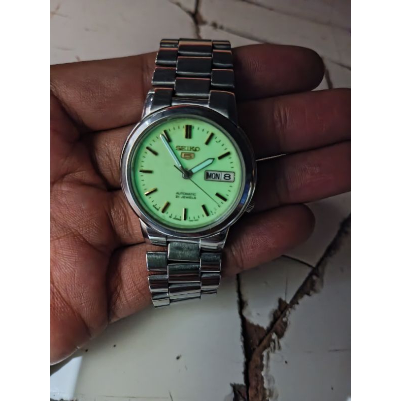 Jual Seiko 5 7s26 Radium dial (Lumibrite) | Shopee Indonesia