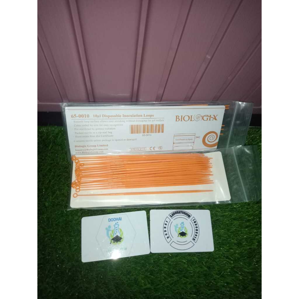 Jual Disposable inoculation loops 10ul, biologix isi 25, ose plastik ...