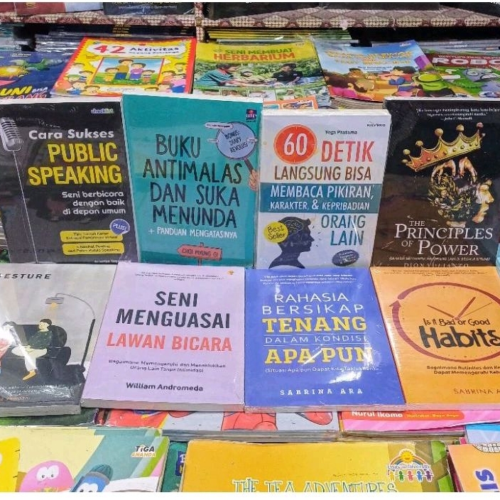 Jual Paket Buku Motivasi Terbaru The Principle Of Power Buku Antimalas Cara Sukses Publik