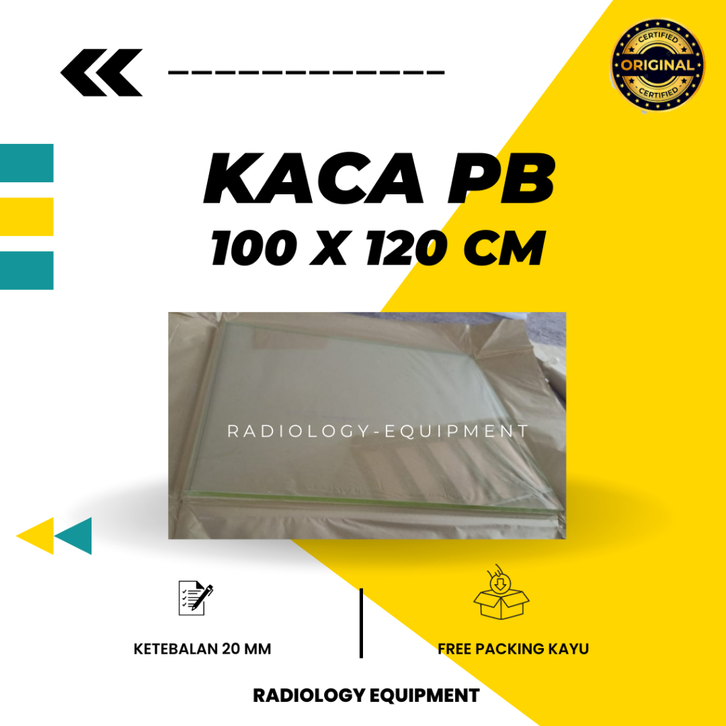 Jual KACA PB RADIOLOGI UKURAN 100X120 CM TEBAL 20 MM / KACA TIMBAL ...
