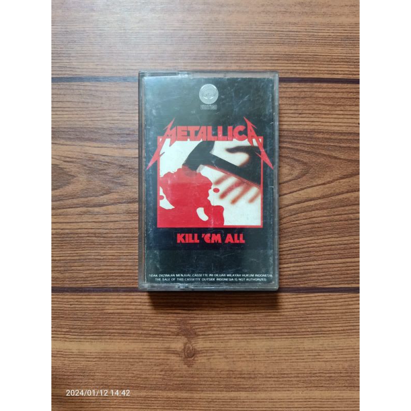 Jual Kaset METALLICA Kill 'Em All | Shopee Indonesia