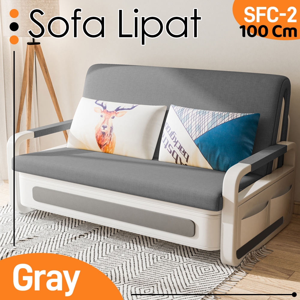 Jual Sofa Bed Lipat Ukuran 100CM Sofa Tidur SFC-1 Dan 2 Sofa Kasur ...