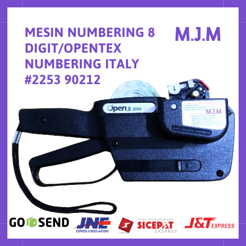 Jual Opentex Textile Labeling Machine Model2253/Mesin Numbering / alat ...