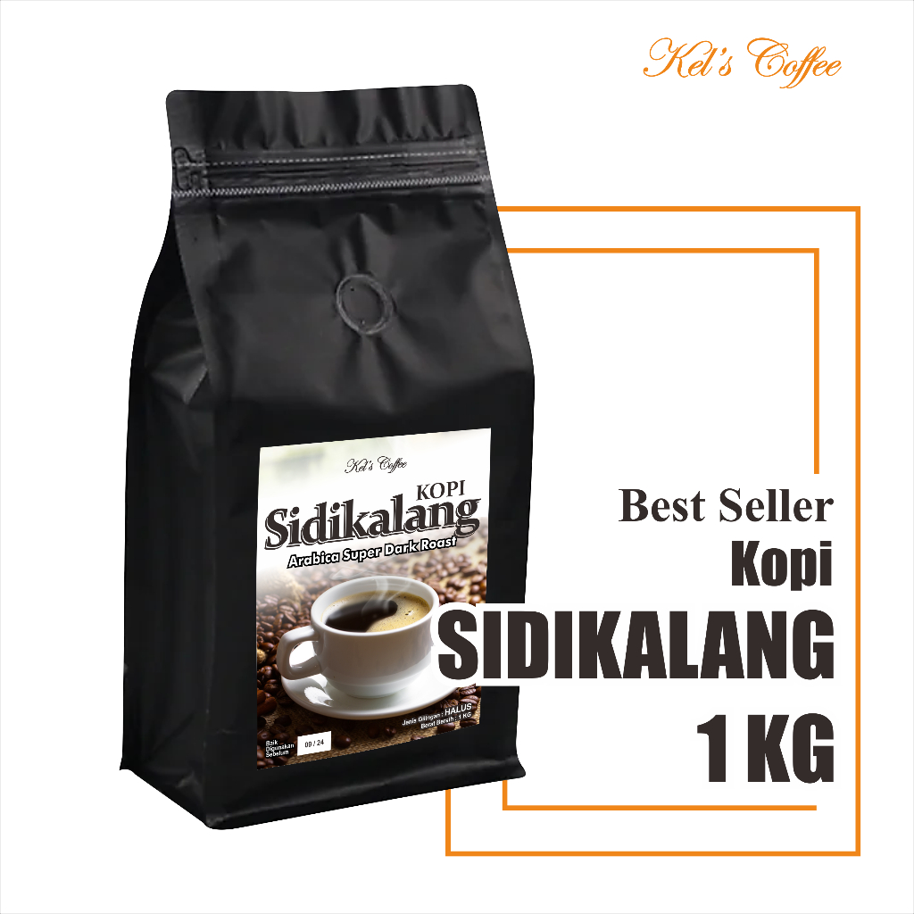 Jual Kopi Bubuk Sidikalang 1 Kg Arabica Super Kopi Hitam Fresh