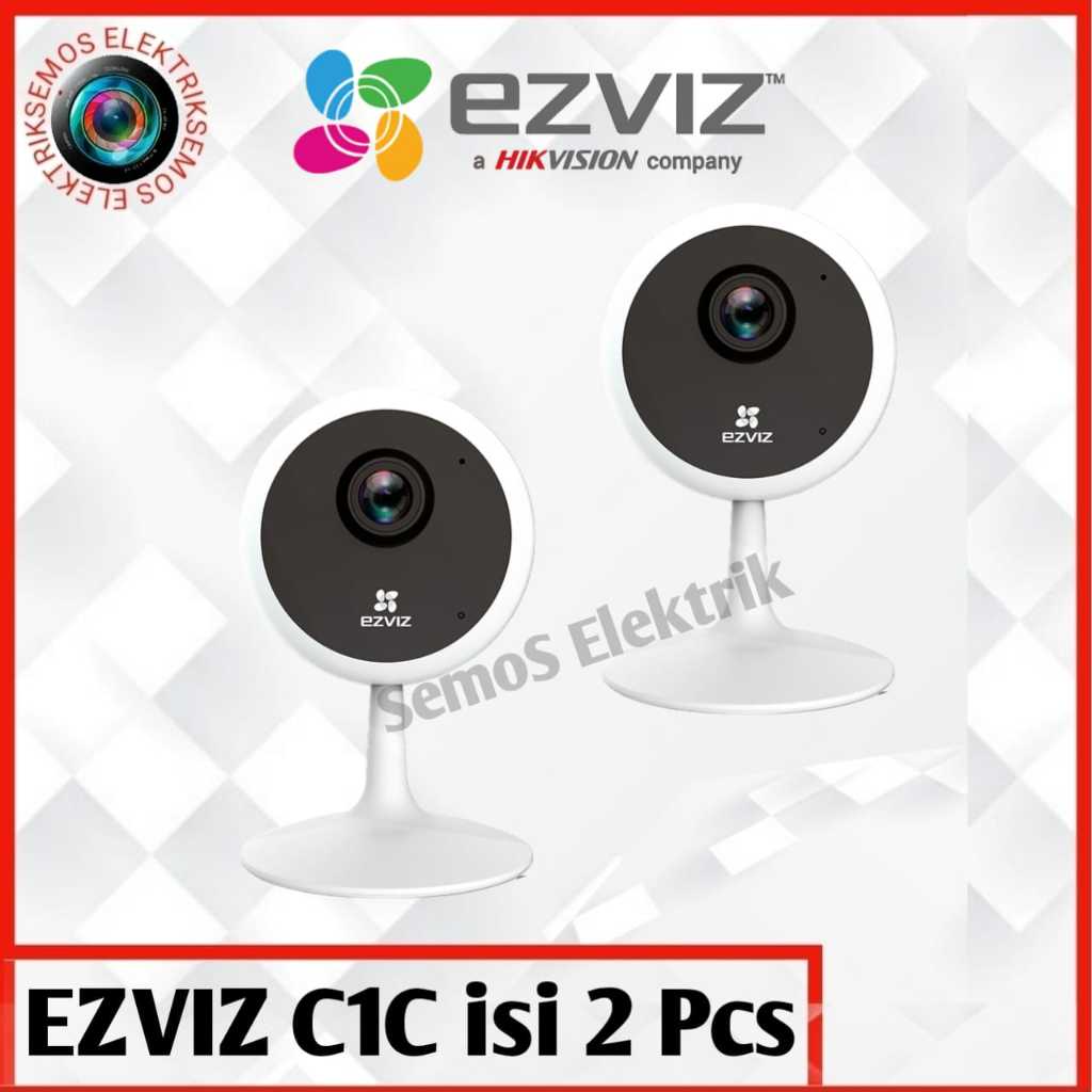 Jual Ezviz C1C-B 1080P 2 Pack 2way Talk IR Smart Indoor Wifi Camera ...