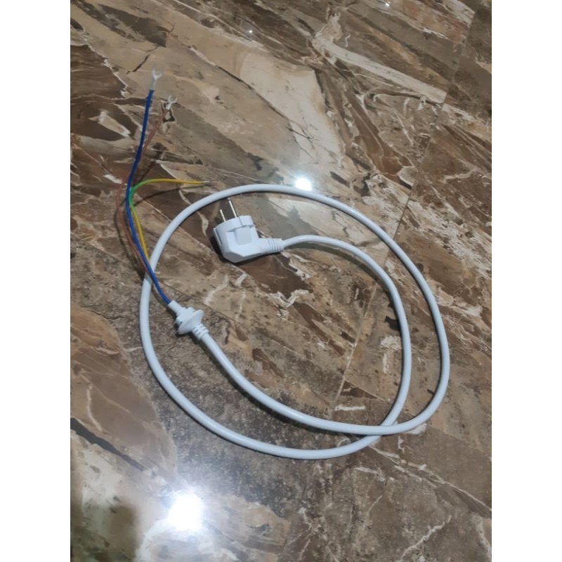 Jual kabel power colokan mesin cuci AC 1,5 meter asli tembaga | Shopee ...