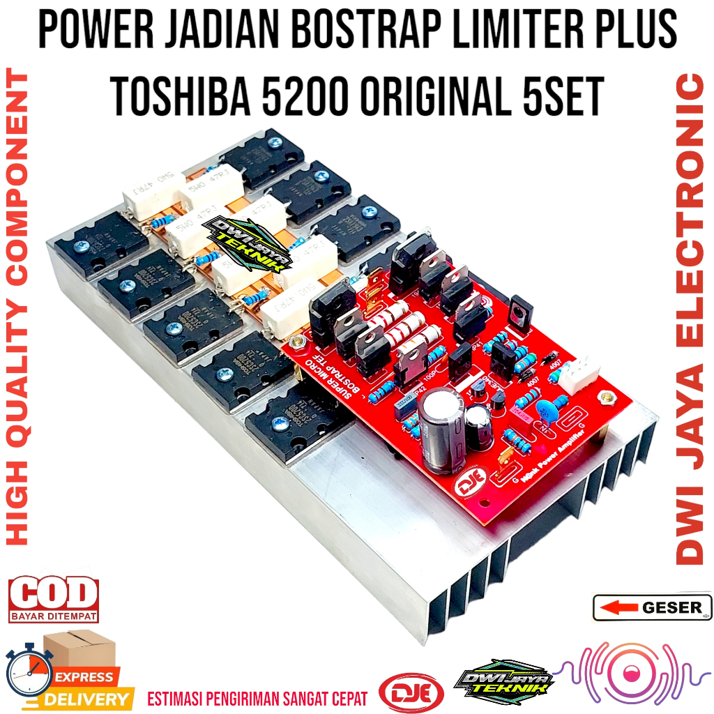 Jual Power Bostrap Micro TEFF Lengkap 5 Set Toshiba 5200 Original