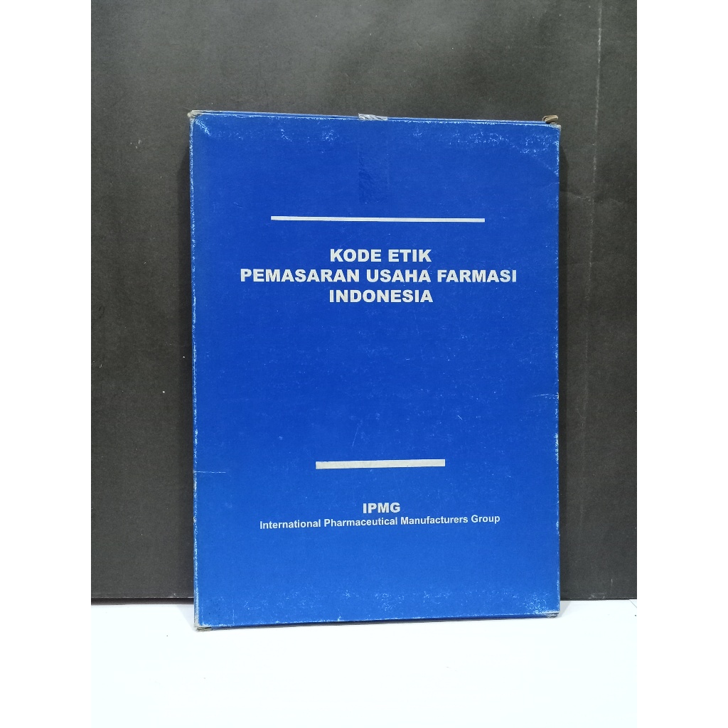 Jual Buku Kode Etik Pemasaran Usaha Farmasi Indonesia | Shopee Indonesia