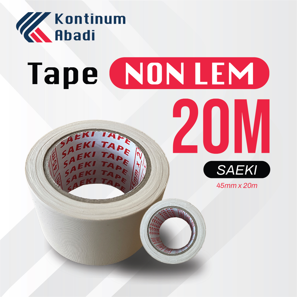 Jual DUCT TAPE LAKBAN ISOLASI NON LEM AC SAEKI Shopee Indonesia