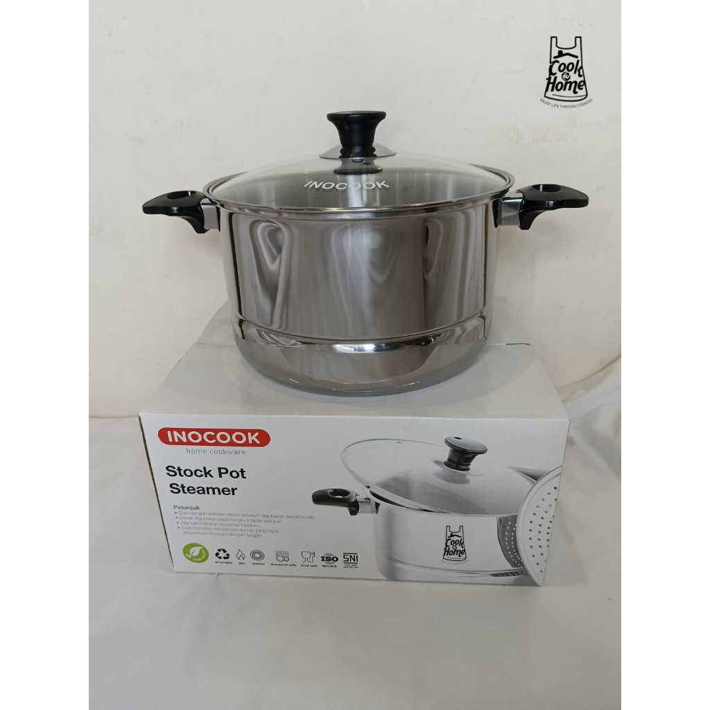 Jual PANCI KUKUS STEAMER STOCKPOT STAINLESS STEEL 27CM