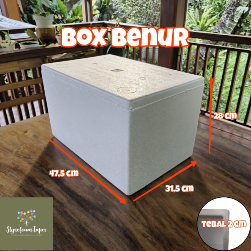 Jual Styrofoam box benur 47,5 x 31,5 x 28 cm | Shopee Indonesia