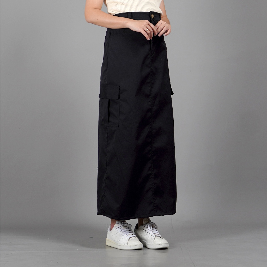 Jual Okechuku MAGGIE Rok Model Terbaru Rok Cargo Skirt Bawahan Wanita ...