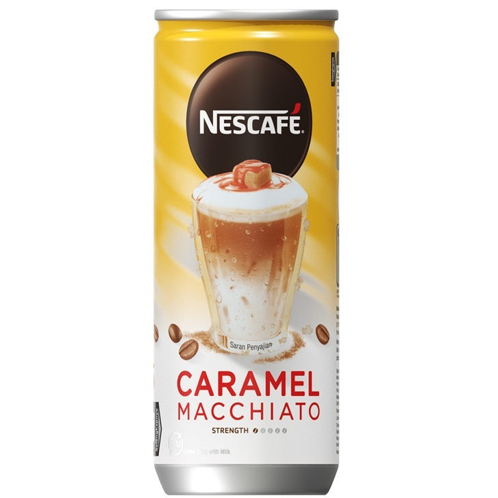 Jual NESCAFE Kopi Minuman Kaleng Rasa Caramel Macchiato Can 220ml ...