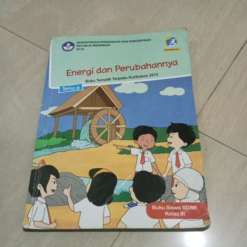 Jual Buku Ori Tematik Tema 6 Energi Dan Perubahannya Kelas 3 Sd Penerbit Kemendikbud Shopee