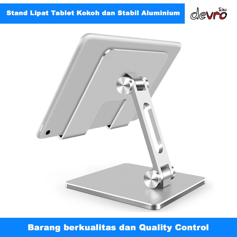 Jual Stand Tablet Dudukan Penahan Tablet Holder Aluminium 4-11 Inch - T ...