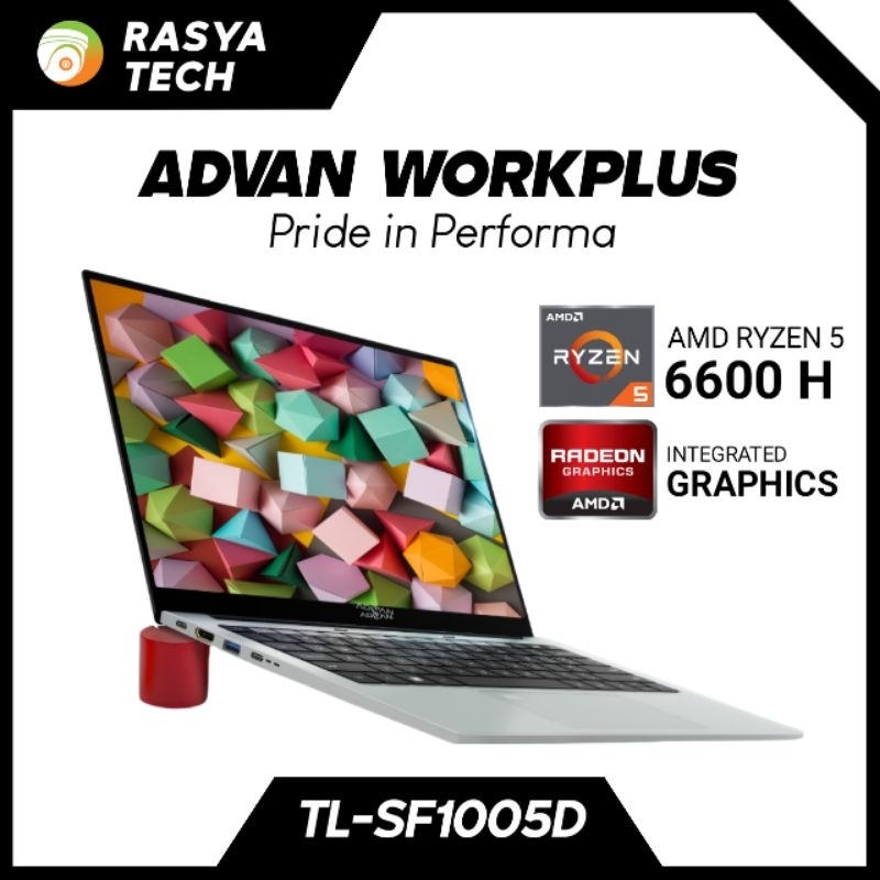 Jual ADVAN Laptop Workplus AMD Ryzen 5 6600H 14