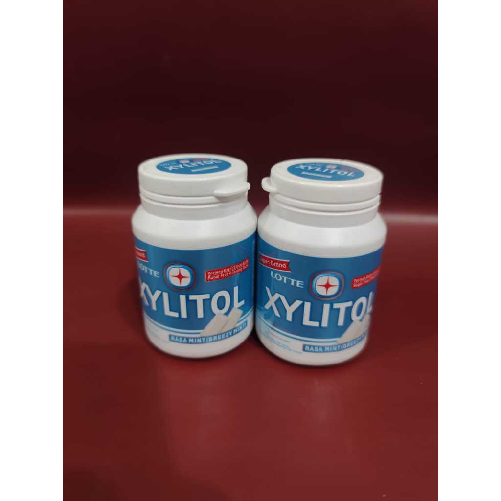 Jual Lotte Xylitol Rasa Breezy Mint 40Butir - Permen Karet Mint ...