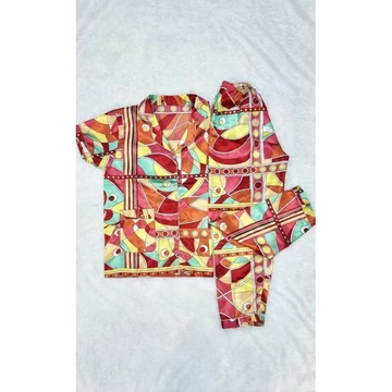 Set Piyama Dewasa Wanita Piyama Satin Wanita Piyama Wanita Lengan Pendek