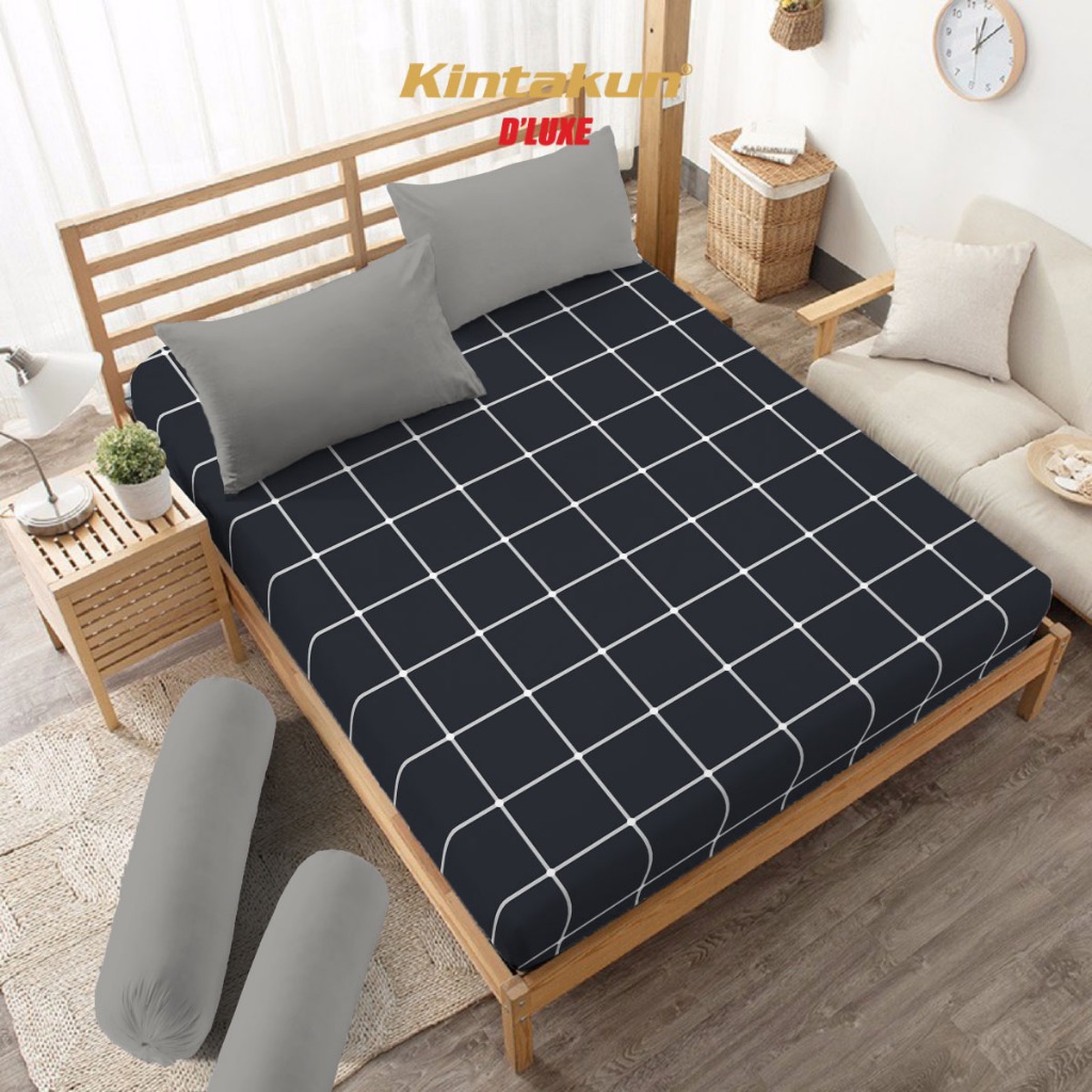 Jual {PALING MURAH} Kintakun Sprei Fitted 180 X 200 King Dluxe Microtex ...