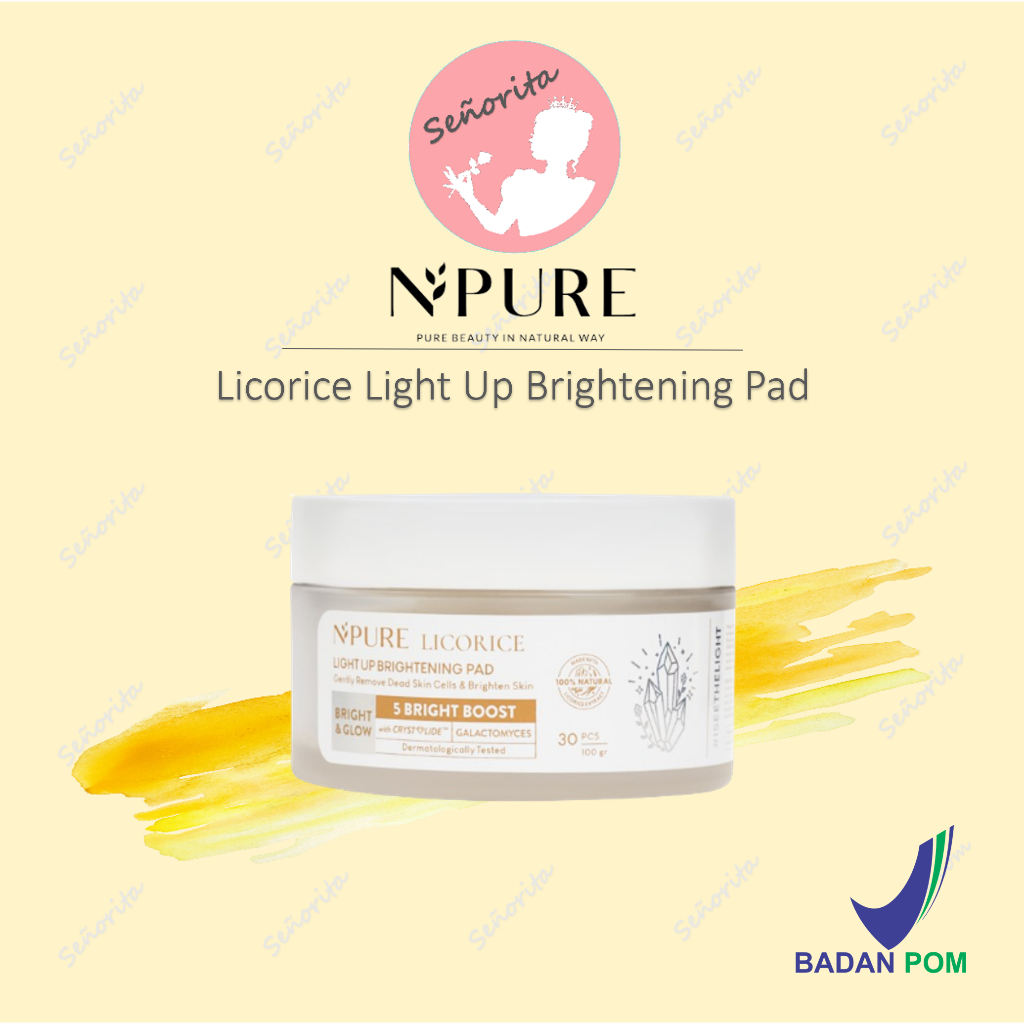 Jual NPURE Cica Clear Pad Licorice Pad (Jar/Sachet) Shopee Indonesia