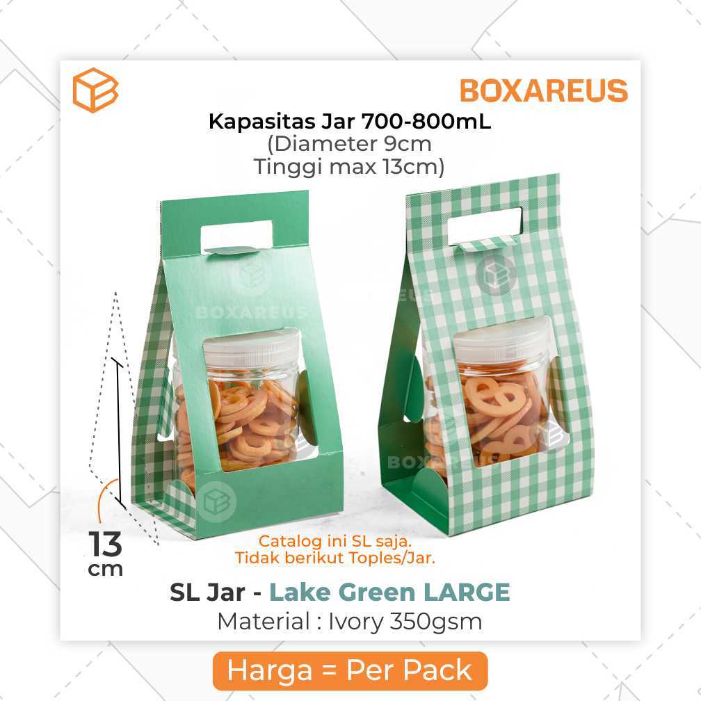 Jual Packaging Kue Kering Box Toples Satuan Tabung Jar Kotak Gagang Tenteng Sl Jar Shopee