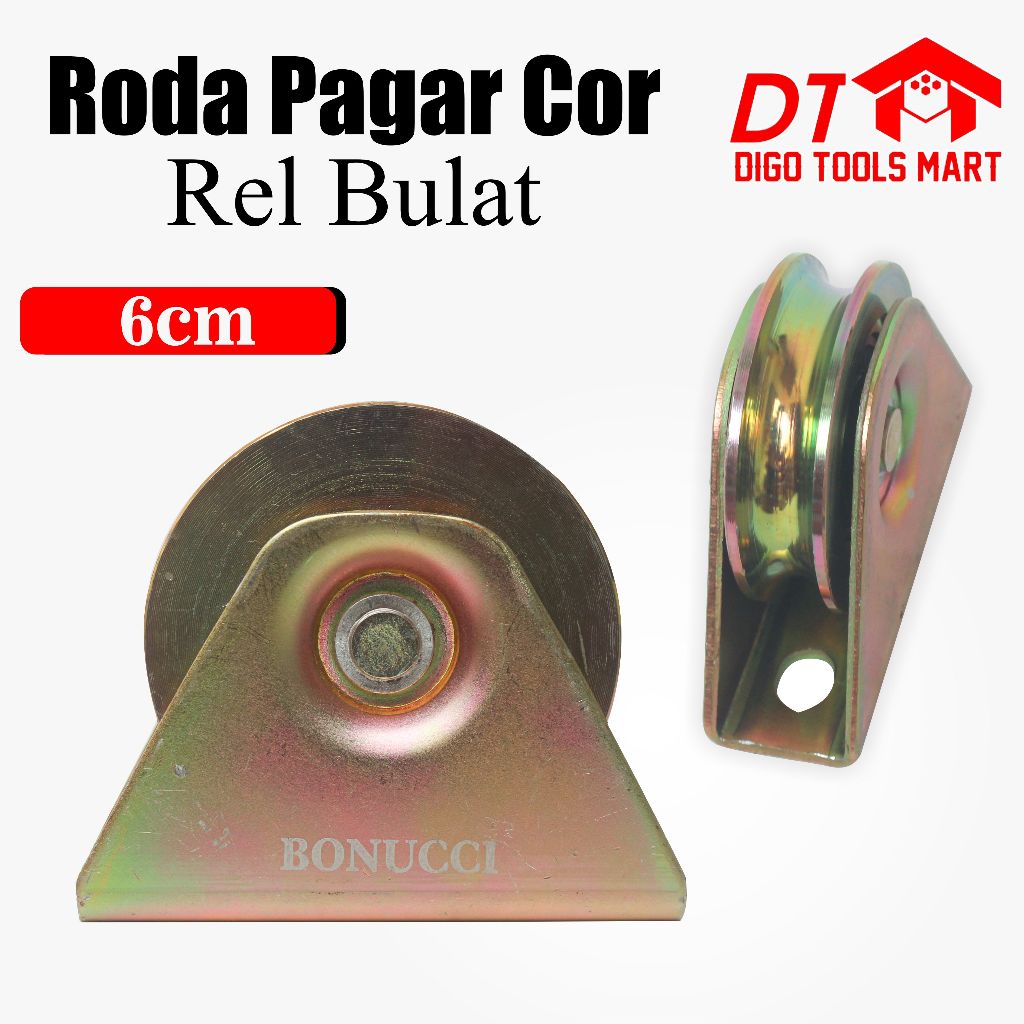 Jual Roda Pagar Besi Super 6cm Bulat Model U Shopee Indonesia 8089