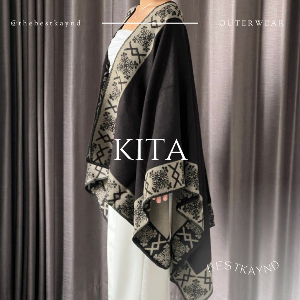Jual The Best Kaynd Kita Cape Outerwear | Shopee Indonesia